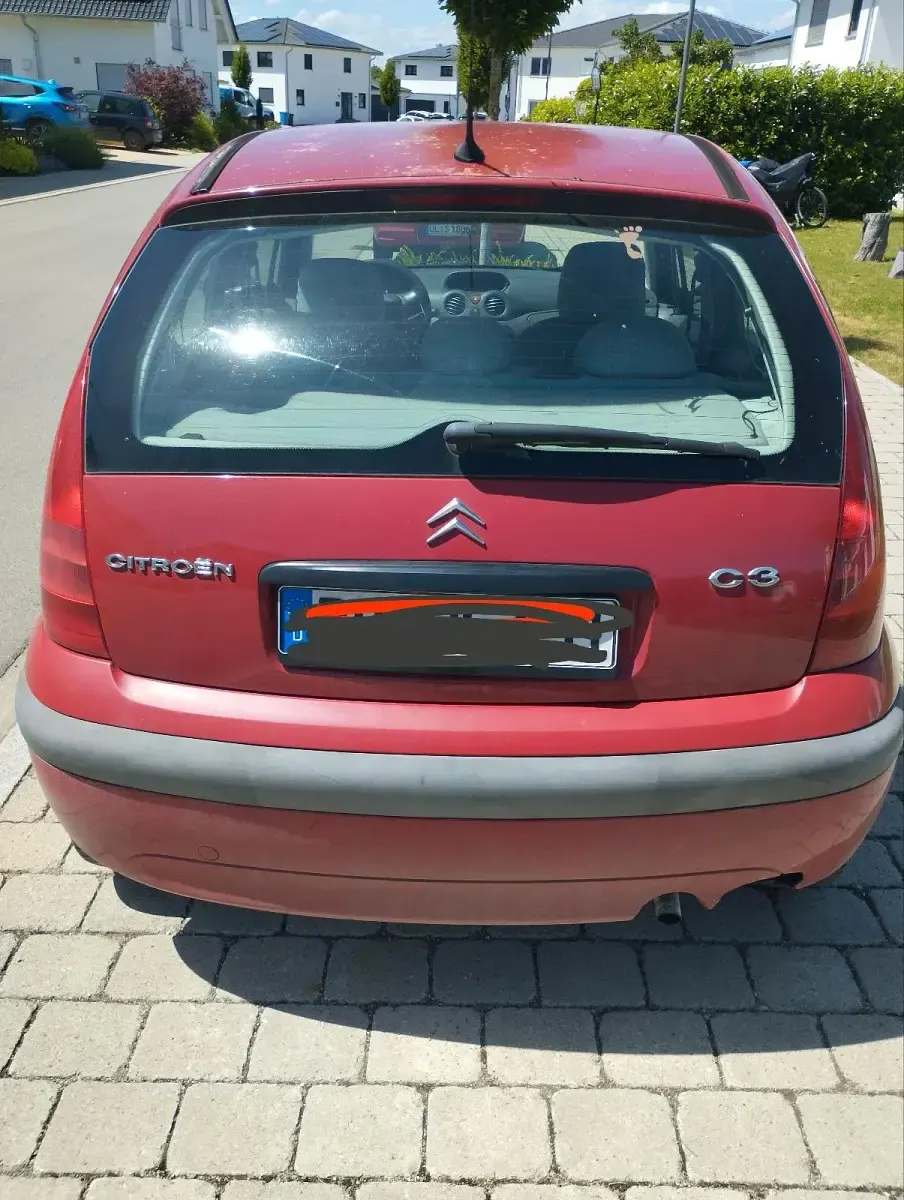 Gebraucht Citroën C3 59 PS (43 kW) 2003 Rot Kleinwagen