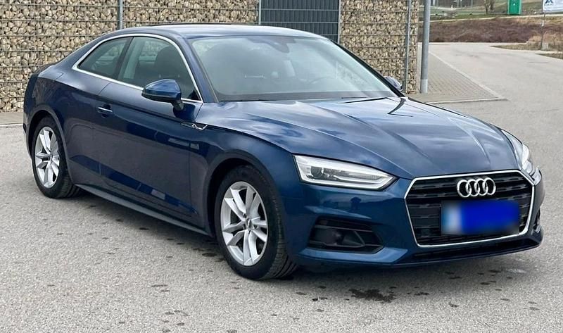Usata Audi A5 190 CV (139 kW) 2017 Blu Coupé