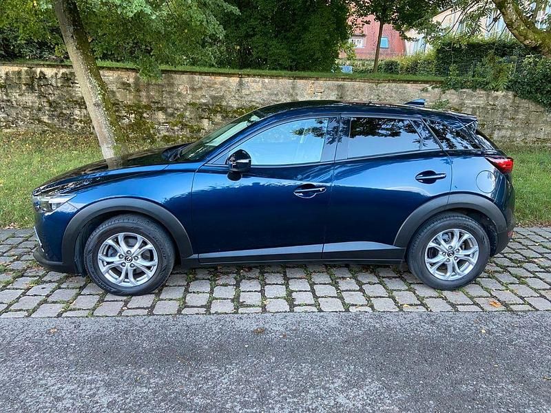 Blau Gebraucht 2019 Mazda CX-3 Exclusive-Line SUV | 16.100 € (Fairer Preis) - Bild 1/4