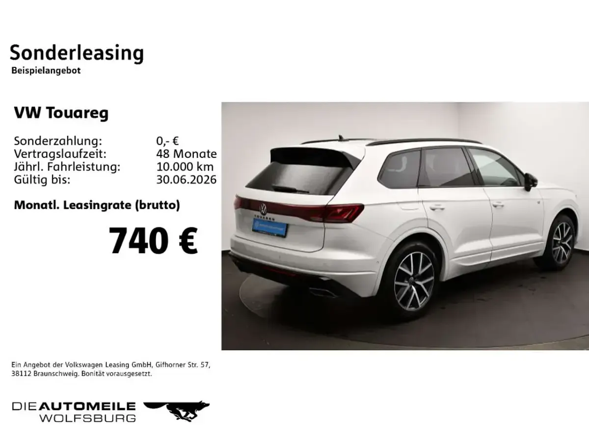 Gebraucht VW Touareg Style 286 PS (210 kW) 2025 Oryxweiß perlmutteffekt SUV
