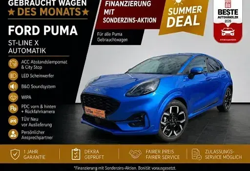 Gebraucht Ford Puma ST-Line X 125 PS (91 kW) 2022 Blau SUV