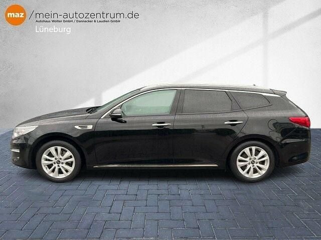 Gebraucht Kia Optima Spirit 163 PS (119 kW) 2018 Auroraschwarz (metallic) Kombi