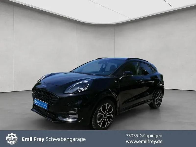 Schwarz agate black metallic Gebraucht 2024 Ford Puma ST-Line X SUV | 22.930 € (Guter Preis) - Bild 1/4