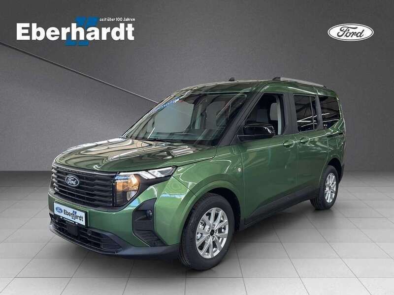 Grün (bursting green) Neu 2025 Ford Tourneo Courier Titanium Van / Kleinbus | 29.990 € (Fairer Preis) - Bild 1/4