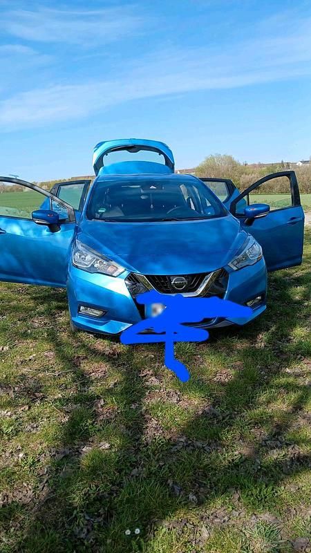 Gebraucht Nissan Micra 90 PS (66 kW) 2017 Blau Kleinwagen