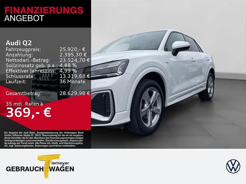 Gebraucht Audi Q2 S-Line 150 PS (110 kW) 2022 Weiß SUV