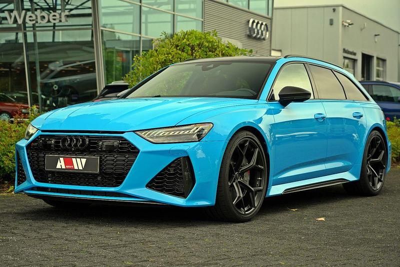Neu Audi RS6 Performance 630 PS (463 kW) 2025 Blau Kombi