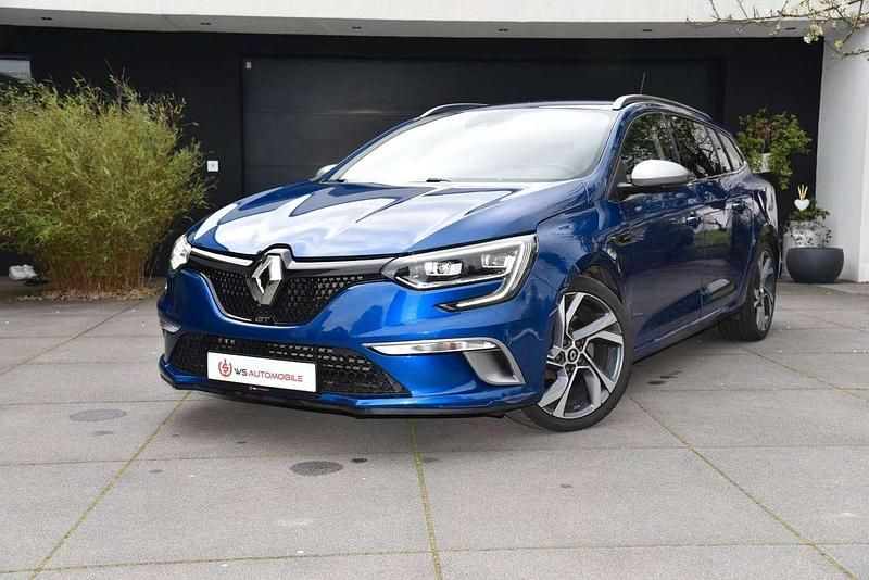 Blau Gebraucht 2018 Renault Mégane GrandTour GT Kombi | 17.950 € (Fairer Preis) - Bild 1/4