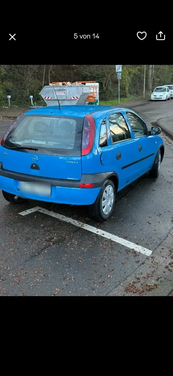 Occasion Opel Corsa 90 ch (66 kW) 2001 Bleue Citadine