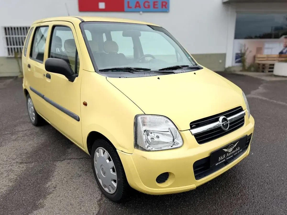 Gebraucht Opel Agila Basis 60 PS (44 kW) 2003 Ananasgelb Van / Kleinbus