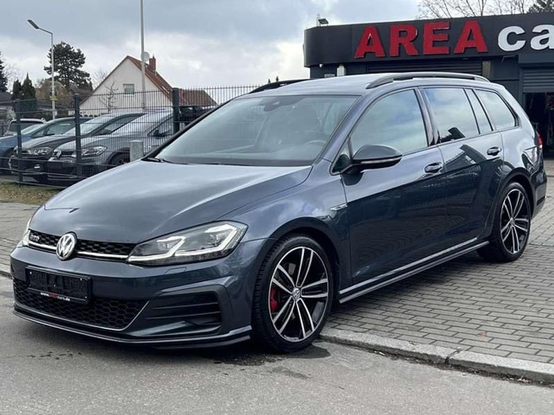 Dark iron blue Gebraucht 2017 VW Golf VII GTD Kombi | 12.880 € (Fairer Preis) - Bild 1/4
