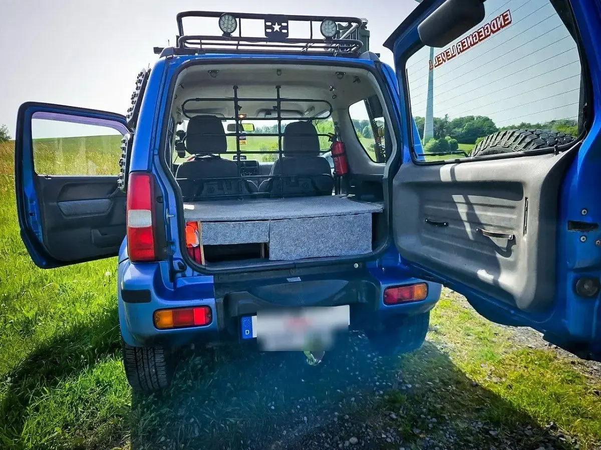 Gebraucht Suzuki Jimny 82 PS (60 kW) 2001 Blau SUV