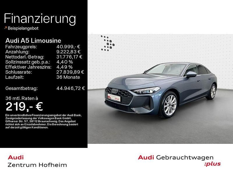Horizontblau metallic Gebraucht 2025 Audi A5 Comfort Coupé | 40.999 € (Superpreis) - Bild 1/4