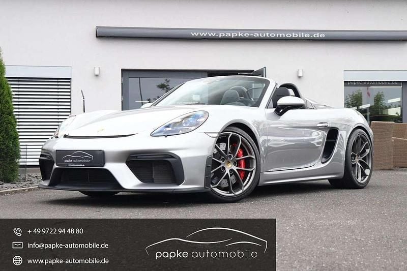 Silber Gebraucht 2020 Porsche 718 Boxster Cabrio | 93.895 € (Teuer) - Bild 1/4