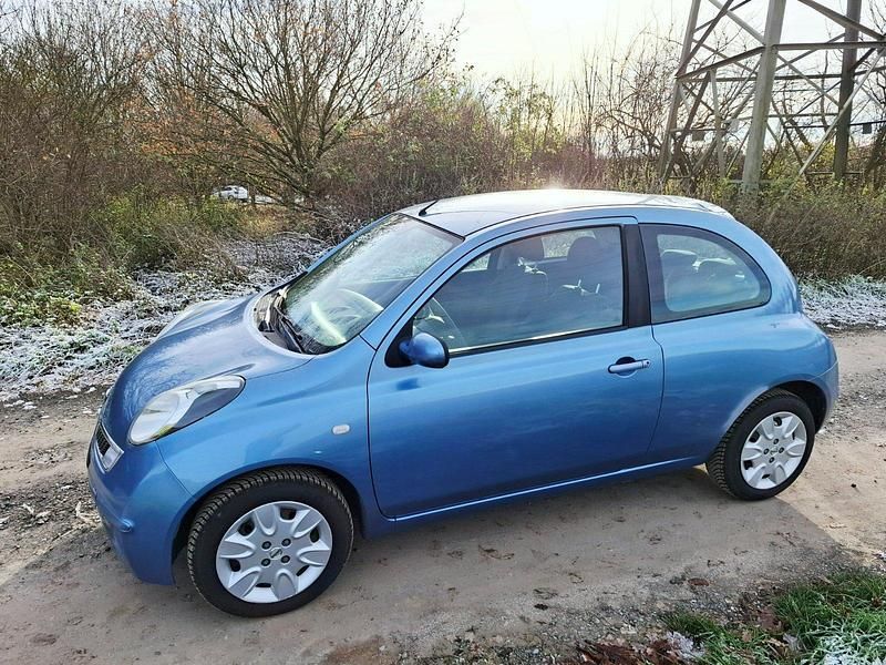 Blau Gebraucht 2008 Nissan Micra Limousine | 2.100 € - Bild 1/4