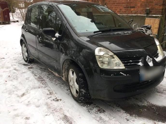 Gebraucht Renault Modus 90 PS (66 kW) 2006 Schwarz Van / Kleinbus