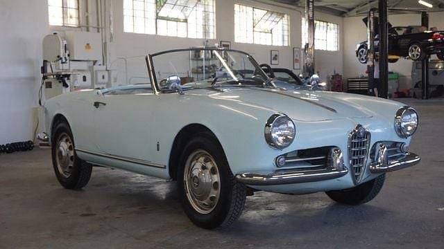 Gebraucht Alfa Romeo Giulia Spider 109 PS (80 kW) 1958 Weiß Cabrio
