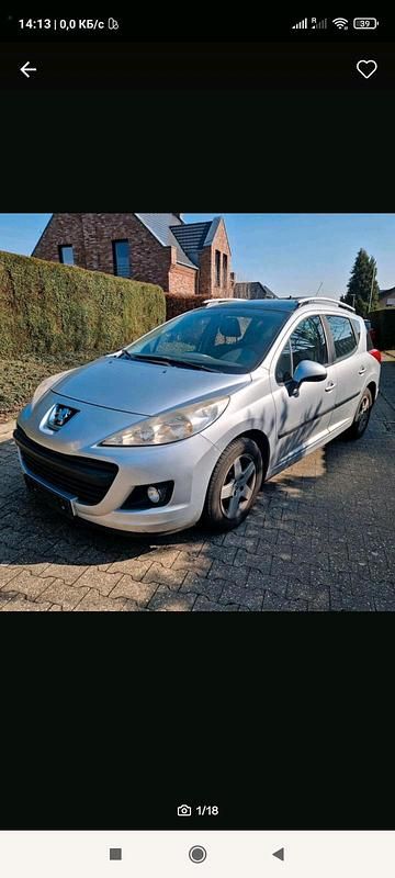 Silber Gebraucht 2009 Peugeot 207 Kombi | 1.500 € (Guter Preis) - Bild 1/4