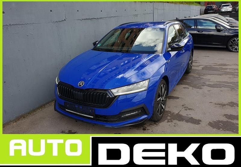 Blau Gebraucht 2022 Skoda Octavia SportLine Kombi | 21.370 € (Fairer Preis) - Bild 1/4