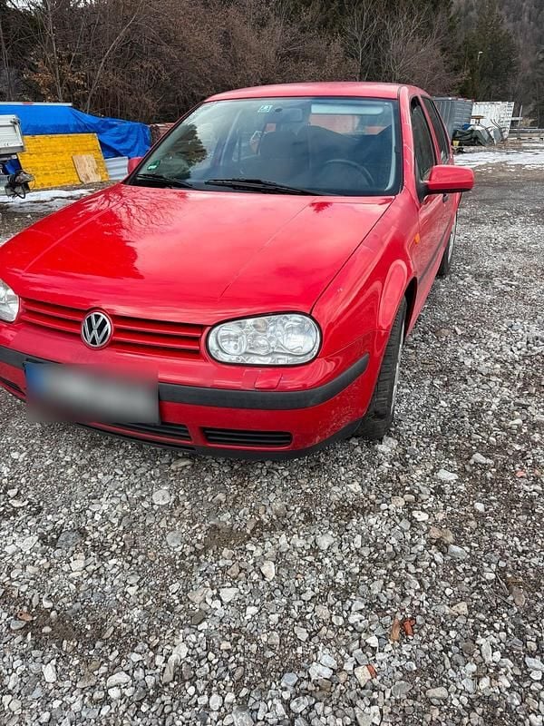 Gebraucht VW Golf IV 74 PS (54 kW) 1998 Rot Kleinwagen