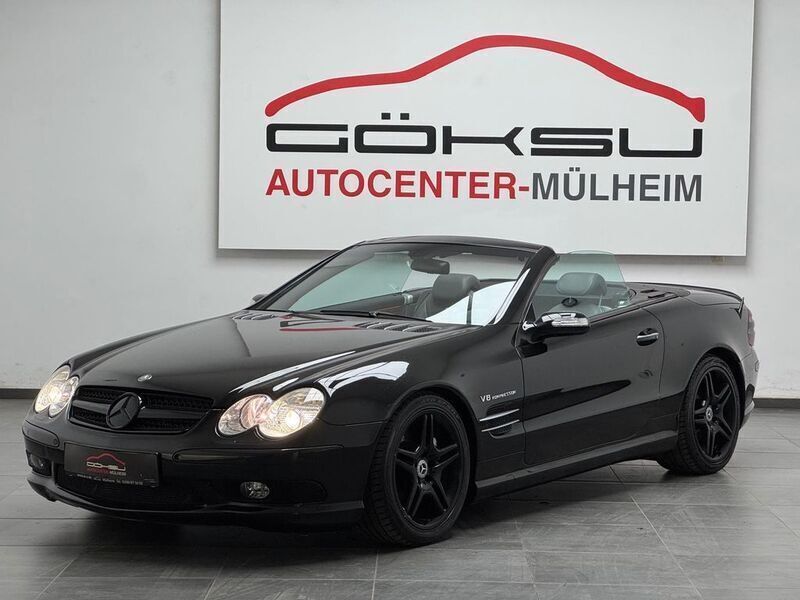Schwarz Gebraucht 2004 Mercedes SL55 AMG AMG Cabrio | 21.950 € (Superpreis) - Bild 1/4