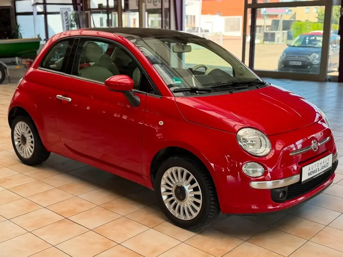 Gebraucht Fiat 500 Lounge 101 PS (74 kW) 2014 Rot Kleinwagen
