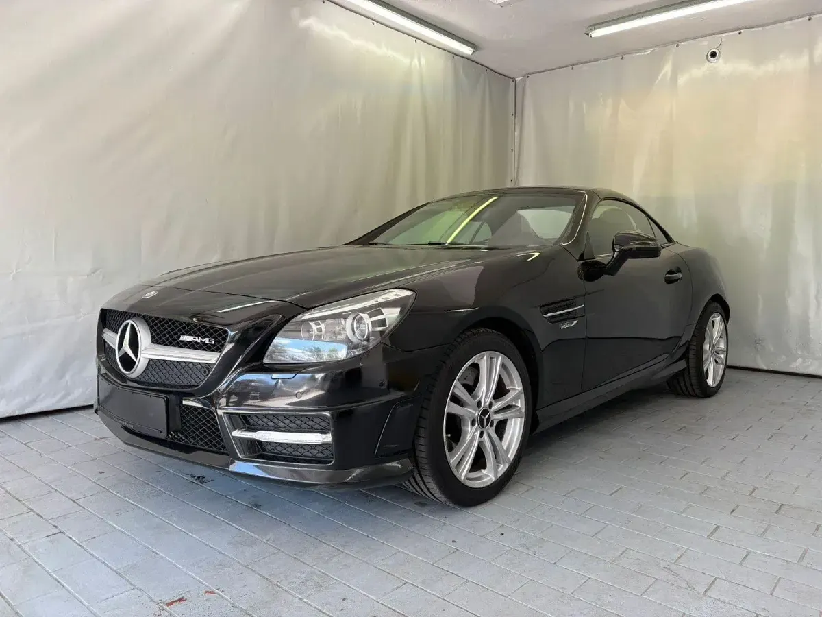 Gebraucht Mercedes SLK250 AMG 204 PS (150 kW) 2011 Schwarz Cabrio