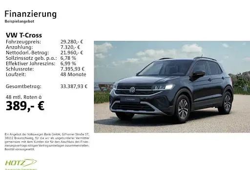Ny VW T-Cross 116 HK (85 kW) 2026 Sølv SUV
