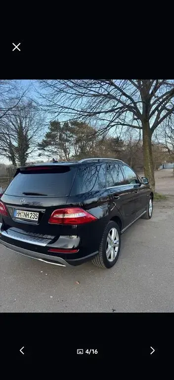 Gebraucht Mercedes ML250 204 PS (150 kW) 2012 Schwarz SUV