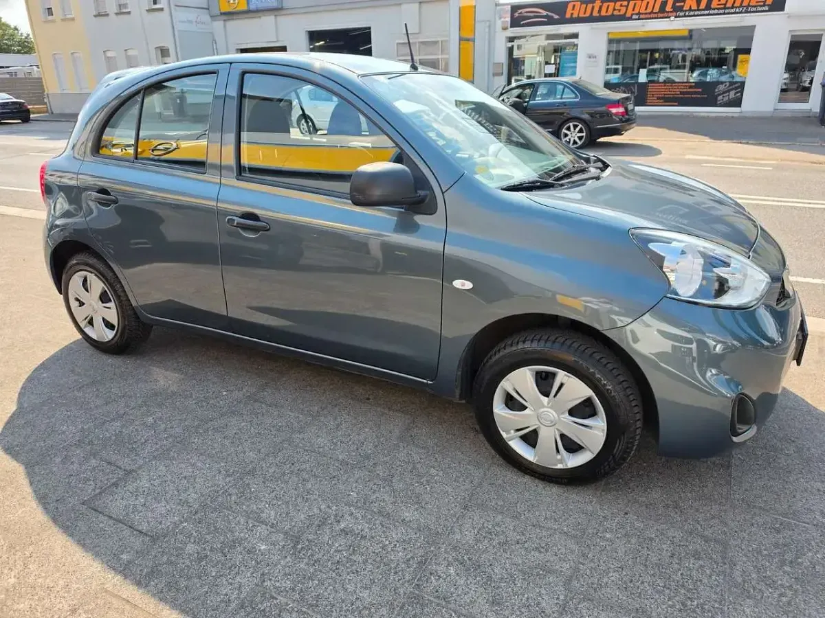 Gebraucht Nissan Micra Visia 80 PS (58 kW) 2016 Grün Kleinwagen