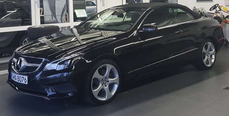 Schwarz Gebraucht 2016 Mercedes E220 Sport Edition Cabrio | 29.900 € (Etwas zu teuer) - Bild 1/4