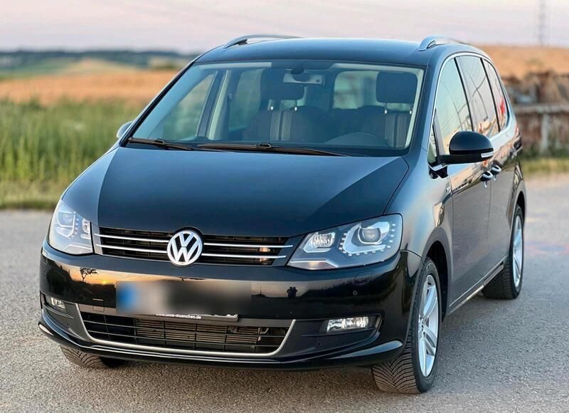Schwarz Gebraucht 2013 VW Sharan Match Van / Kleinbus | 12.500 € (Guter Preis) - Bild 1/4