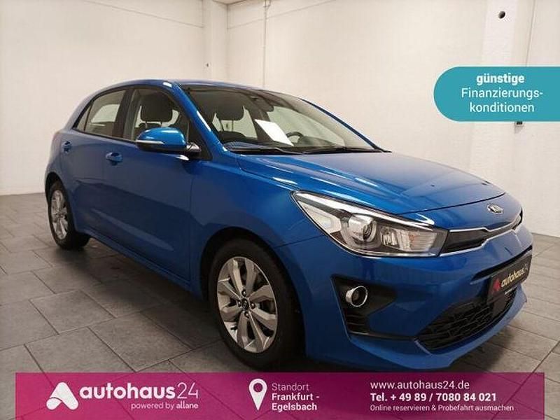 Blau Gebraucht 2021 Kia Rio Vision Limousine | 12.970 € (Fairer Preis) - Bild 1/4