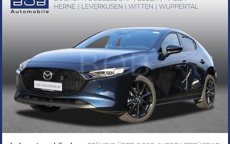 Neu Mazda 3 Homura-Line 140 PS (102 kW) 2025 Deep crystal blue Limousine