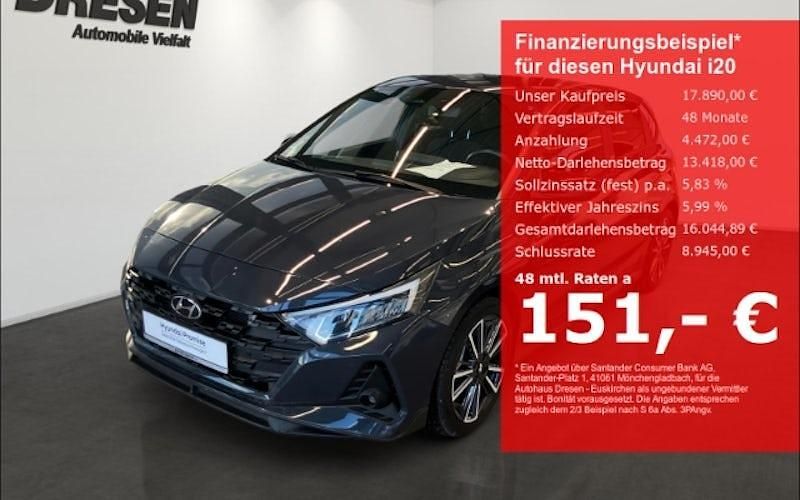 Gebraucht Hyundai i20 N Line 100 PS (73 kW) 2021 Grau Limousine