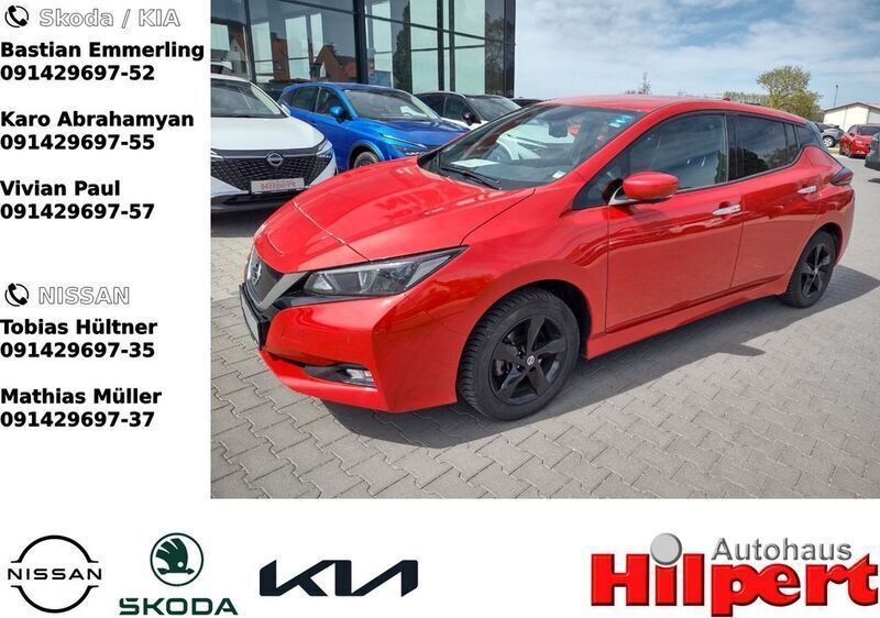 Rot Gebraucht 2021 Nissan Leaf Kleinwagen | 17.799 € (Fairer Preis) - Bild 1/4