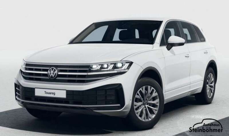 Pure white Neu 2025 VW Touareg Elegance SUV | 70.295 € - Bild 1/3