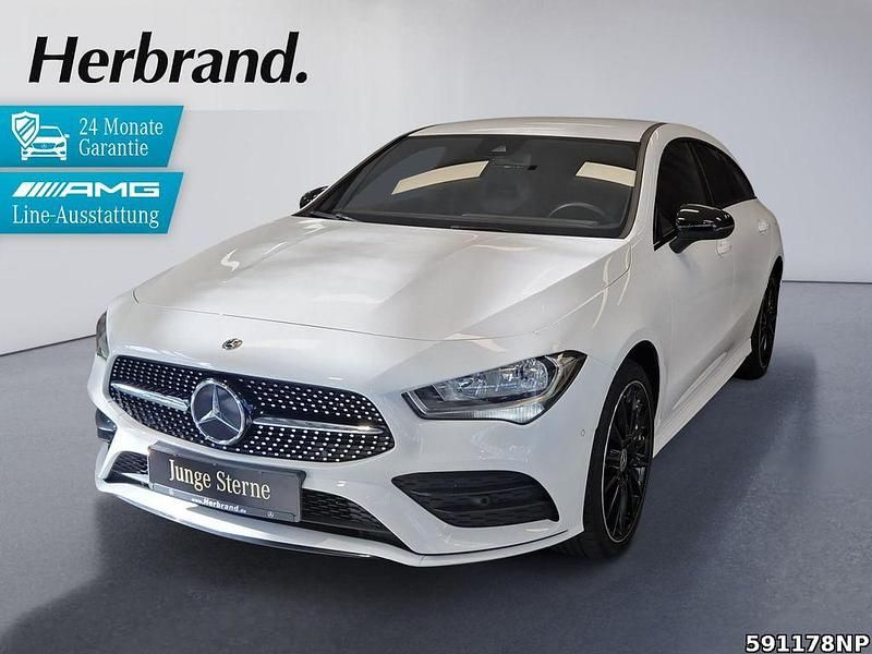 Weiß Gebraucht 2022 Mercedes CLA250e Shooting Brake AMG line Kombi | 27.980 € (Guter Preis) - Bild 1/4