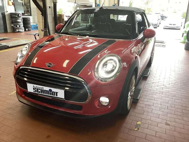 Chili red uni Gebraucht 2018 Mini Cooper Cabriolet Cabrio | 21.790 € (Fairer Preis) - Bild 1/2