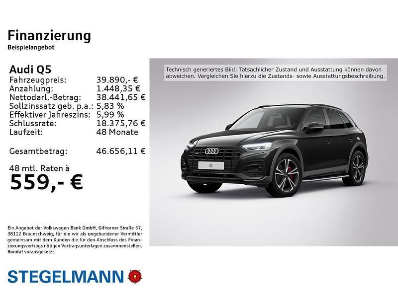 Gebraucht Audi Q5 Advanced Plus 286 PS (210 kW) 2022 Mythosschwarz metallic SUV