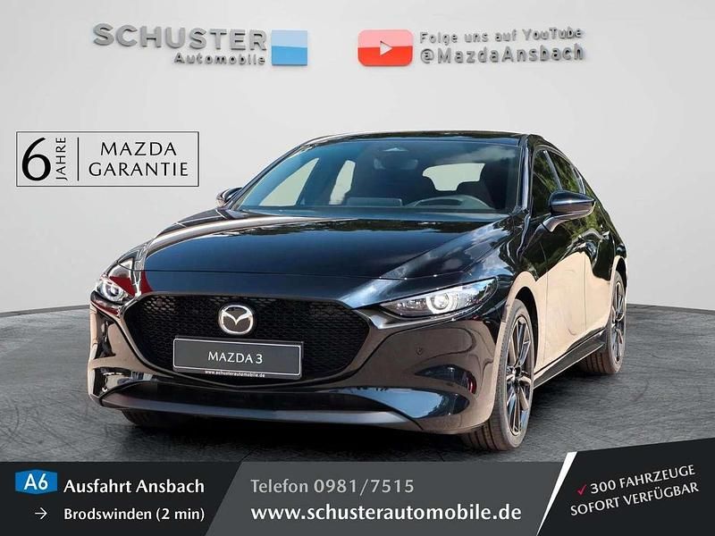 Gebraucht Mazda 3 Exclusive-Line 186 PS (136 kW) 2024 Silber Limousine