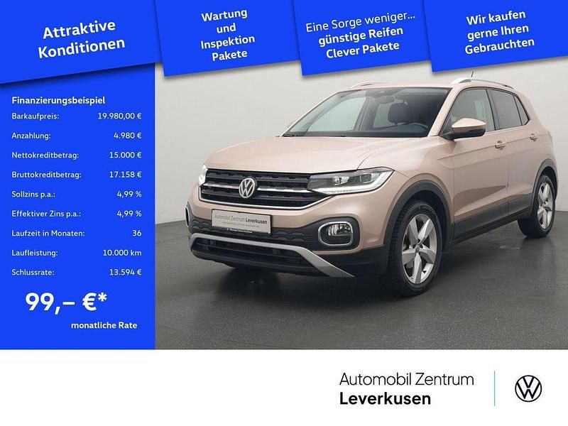 Pale copper Gebraucht 2020 VW T-Cross Style SUV | 19.980 € (Fairer Preis) - Bild 1/4