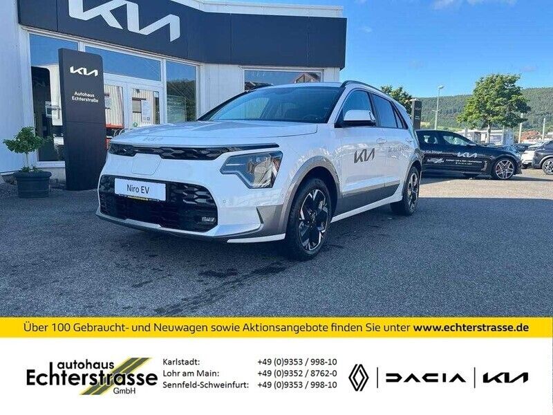 Snow white pearl Gebraucht 2023 Kia e-Niro Inspiration SUV | 39.860 € - Bild 1/4