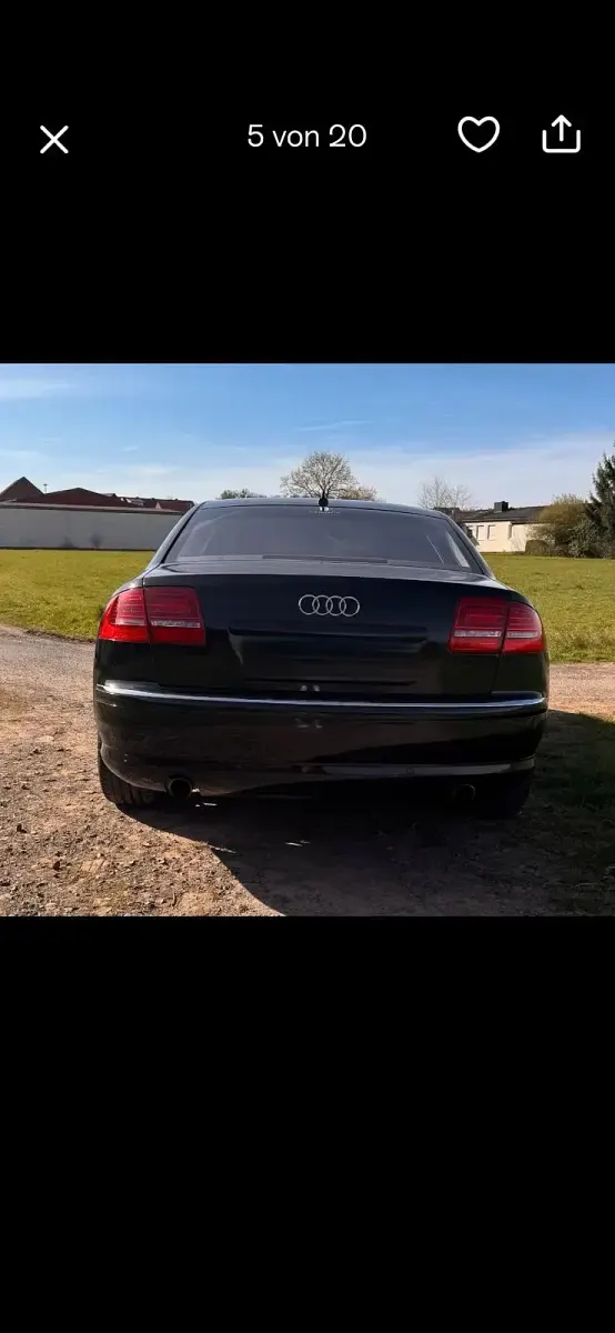 Gebraucht Audi A8 Comfort 350 PS (257 kW) 2008 Schwarz Limousine