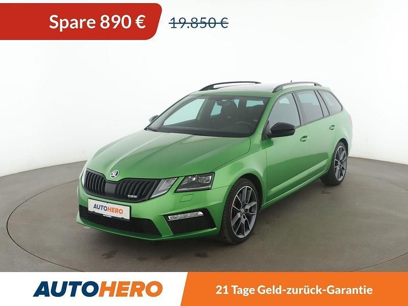 Grün Gebraucht 2018 Skoda Octavia RS Kombi | 18.960 € (Fairer Preis) - Bild 1/3