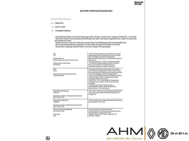 Gebraucht Renault Zoe Evolution 99 kW (135 PS) 2022 Weiss Kleinwagen