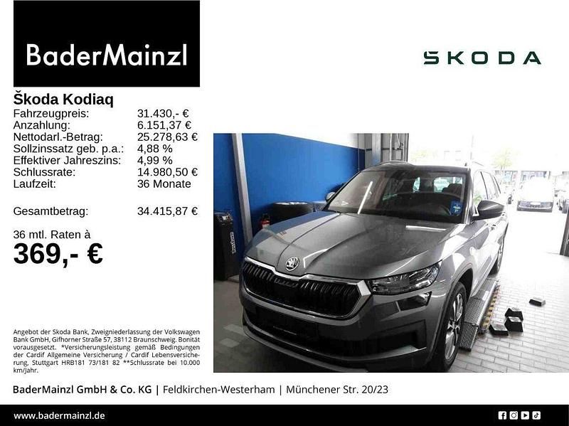 Graphitegrau metallic Gebraucht 2022 Skoda Kodiaq Tour SUV | 31.430 € (Fairer Preis) - Bild 1/3