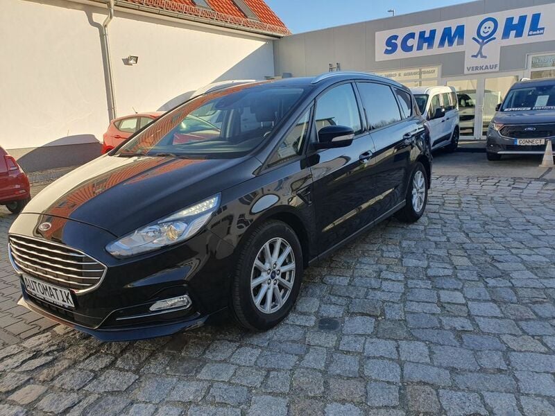 Obsidianschwarz metallic Gebraucht 2021 Ford S-MAX Trend Van / Kleinbus | 18.999 € (Superpreis) - Bild 1/4