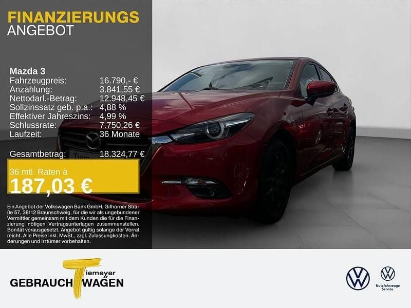Gebraucht Mazda 3 120 PS (88 kW) 2019 Rot Limousine