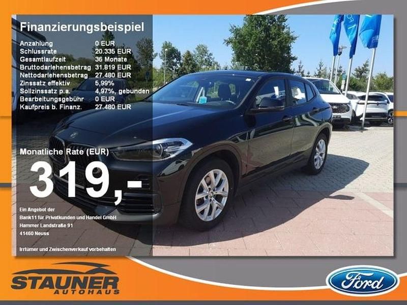 Black sapphire metallic Gebraucht 2023 BMW X2 Advantage SUV | 27.480 € (Superpreis) - Bild 1/4